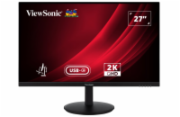ViewSonic VG2709-2K-MHDU-2/ 27" QHD Frameless IPS Monitor with HDMI, DisplayPort, USB type C, USB,Full Ergonomic Stand