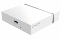 STRONG android box LEAP-S3+V2/ 4K UHD/ H.265/HEVC/ NETFLIX/ O2 TV/ HBO Max/ HDMI/ USB/ LAN/ Wi-Fi/ Android TV 11/ bílý