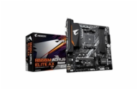 GIGABYTE MB Sc AM4 B550M AORUS ELITE AX, AMD B550, 4xDDR4, 1xHDMI, 1xDVI, mATX