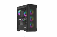 Počítačová skříň Genesis IRID 505 ARGB V2/Midi Tower/Transpar./Černá