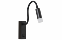 IMMAX GOAL designové nástěnné LED svítidlo, vypínač, 3W, černé