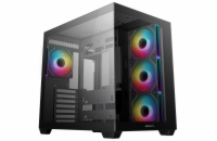 DEEPCOOL skříň CG530 4F / ATX / 4x120mm ARGB fans / USB 3.0 / USB-C/ panoramatická / černá