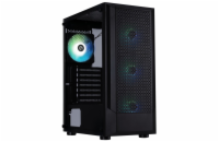 BitFenix skříň C50 Negro / ATX /  4x 120mm FRGB fan / 2xUSB 2.0 / USB 3.0 / tvrzené sklo / černá