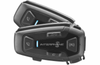 Bluetooth headset pro uzavřené a otevřené přilby Interphone U-COM8R, Twin Pack