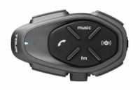 Bluetooth handsfree pro uzavřené a otevřené přilby CellularLine Interphone TOUR HD, Single Pack