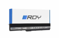 Baterie RDY pro notebook Asus K52 4000mAh 6 cell, kompatibilní Baterie RDY pro notebook Asus K52, 4000mAh, 6článková. Kompatibilní a spolehlivá náhrada pro dlouhodobý výkon vašeho zařízení.