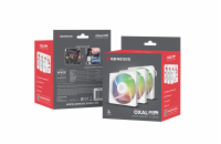 Ventilátor Genesis OXAL 120 ARGB, 3-Pack, Bílý