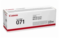 Canon TONER CRG 071BK černý pro MF275dw, MF272dw, LBP122dw (1 200 str.)
