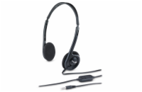 GENIUS headset HS-200C, 2x 3,5 jack, redukce na single jack