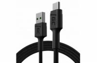 GreenCell USB kabel Green Cell typu A na C, 1,2 m, černý, rychlé nabíjení Power Delivery (60W), QC 3.0 USB kabel Green Cell typu A na USB-C, 1,2 m, černý, podporuje rychlé nabíjení Power Delivery (60