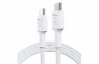 GreenCell USB kabel Green Cell typu C 1,2 m, bílý, rychlé nabíjení Power Delivery (60W), Ultra Charge, QC 3.0 USB kabel Green Cell typu C, 1,2 m, bílý, podporuje rychlé nabíjení Power Delivery (60 W)