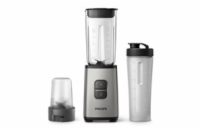 Philips Daily Collection HR2604/80 minimixér, 350 W, 2 rychlosti, ústřicová kovová