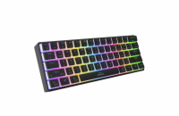 Genesis herní klávesnice THOR 660 G2/Gateron Red/USB+BT/US layout/Černá
