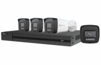 EZVIZ X5K PoE KIT/ bullet/ 8Mpix/ 1x 8CH NVR X5K/ 4x IP kamera H3K/ HDMI/ VGA/ USB/ LAN/ SATA + 2TB HDD