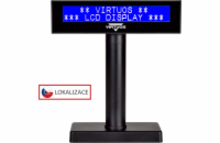 LCD displej Virtuos FL-2026 2x20, serial, černý