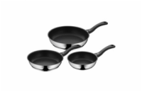 WMF sada pánví Devil, 3 kusy, 20 cm + 24 cm + 28 cm, nerezová ocel