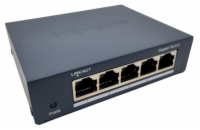 HIKVISION switch DS-3E0505-O/ 5x port/ 1000 Mbps RJ45 ports/ 1 Gbps/ Kov