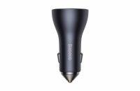 Baseus CGJP010013 Nabíječka do Auta Triple Quick Charger USB/USB-C/USB-C 65W Dark Grey