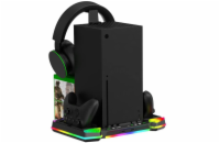 iPega XBX025S Multifunkční Nabíjecí RGB Stojan s Chlazením pro Xbox