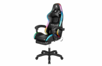 Křeslo herní KRUGER & MATZ GX-150 Warrior RGB černé