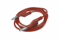 Kabel propojovací 1mm2/ 2m s banánky červený HADEX N535A