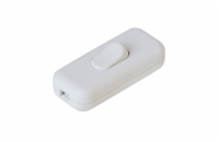 Vypínač mezišňůrový 250V/2,5A bílý HADEX