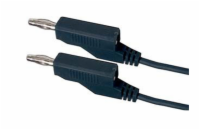 Kabel propojovací 0,35mm2/ 2m s banánky černý HADEX N534