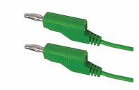 Kabel propojovací 0,35mm2/ 1m s banánky zelený HADEX N532