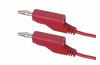 Kabel propojovací 0,35mm2/ 1m s banánky červený HADEX N530
