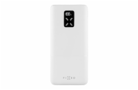 Powerbanka FIXED Zen 20 s LCD displejem a výstupem PD 20W, 20 000 mAh, bílá