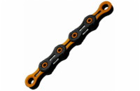 Řetěz KMC DLC SL 11 oranžovo/černý v krabičce - 118 článků