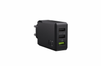 Green Cell GC ChargeSource 3 3xUSB 30W with fast charging technology Ultra Charge and Smart Charge