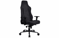AROZZI herní židle VERNAZZA Soft Fabric Pure Black/ povrch Elastron/ černá