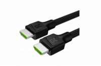 GreenCell Green Cell HDMI typ A kabel 5 m, černá Kvalitní HDMI kabel s délkou 5 m pro přenos obrazu a zvuku ve vysokém rozlišení. Ideální pro propojení televizorů, monitorů a projektorů.