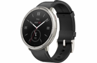 Amazfit Active 2, kožený náramek, černá
