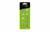 Green Cell Blister 10x Lithium Battery CR2032 3V 220mAh Button