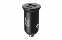 Green Cell Nabíječka do auta 38W GC PowerRide Nano38 s USB-C USB-A Power Delivery a rychlonabíjením Ultra Charge