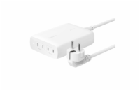 Belkin BOOST CHARGE™ PRO 200W 4-portová USB-C Power Delivery GaN PPS nabíječka + 1,5m síťový kabel, bílá