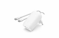 Belkin BOOST CHARGE™ 67W 3-portová USB-C Power Delivery PPS nástěnná nabíječka + 1m USB-C na USB-C kabel, bílá