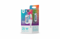 LED žárovka Forever E14 C37 RGB 5W s dálkovým ovládáním bílá