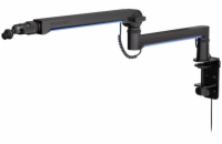 Endorfy rameno na mikrofon Broadcast Low Profile RGB Boom Arm / 360st. rotace / kulová hlava / LED osvětlení