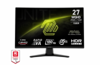 MSI Gaming monitor MAG 274CXF 27" Rapid VA zakřivený/FHD/280Hz/0,5ms/2xHDMI/DP/černá
