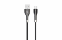 Datový kabel Forever Sleek USB/USB-C 1m 3A černý