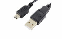 Datový kabel Forever USB/miniUSB 1m 1A černý