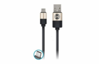 Datový kabel Forever Modern USB/USB-C 1m 2A černý