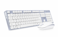 CONNECT IT Combo bezdrátová šedá klávesnice + myš, CZ + SK layout