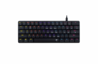 White Shark herní mechanická klávesnice NAGAMAKI, US layout, hnědý switch, černá (GK-006131)