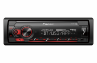 Pioneer MVH-S320BT autorádio s USB a Bluetooth červené