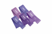 Guma posilovací REBEL Mini Band L 2,3-18,2kg 5ks mix purple