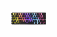 White Shark herní mechanická klávesnice ASHIKO 2 Black, US, červený SW